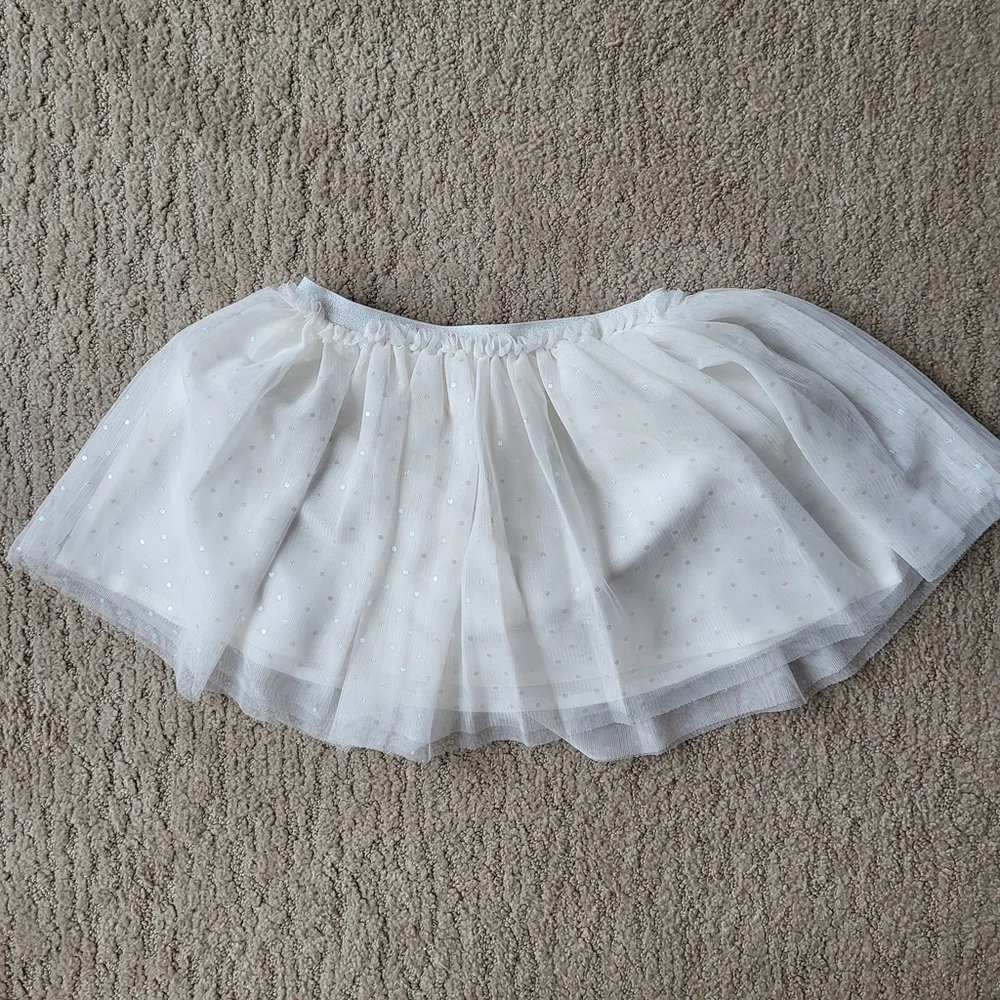 Toddler Girl’s Tulle Skirt – Cat & Jack – White – Size 3T – NWT